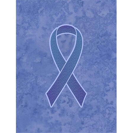 Periwinkle Blue Ribbon For Esophageal And Stomach Cancer Awareness Flag Garden Size